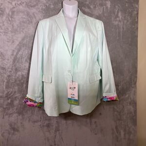 NWT Scooby-Doo Mystery Machine & friends lining blazer Jacket women’s size 24